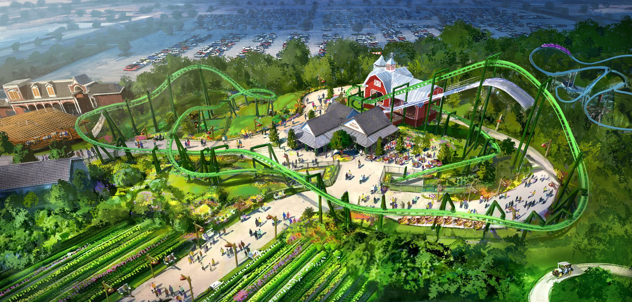 Kentucky Kingdom unveils plans for 1st new roller coaster in 7 years